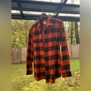 Levi’s Dark Orange Flannel Shirt